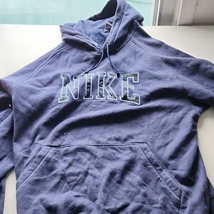 Nike Men's Navy Hoodie Sweater Xl Vitage Grey